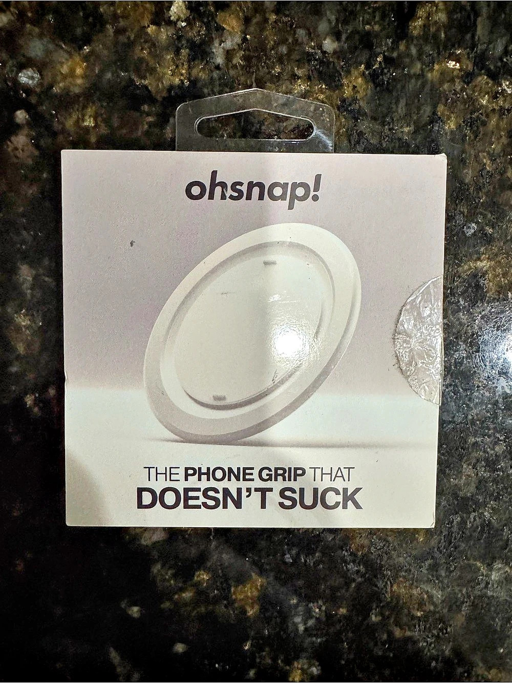 ohsnap! Snap 4 Luxe! Phone Grip White NWT